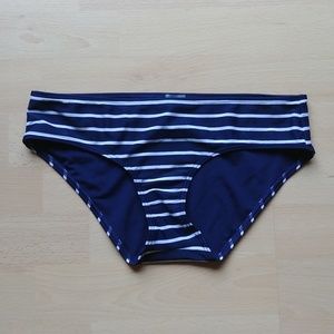 Aerie Hipster Bikini Bottom Small Swim Navy White